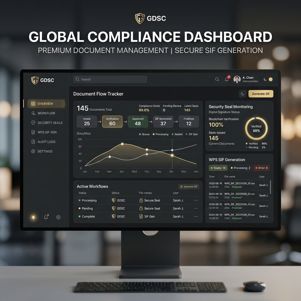 DocSmith compliance interface visualization